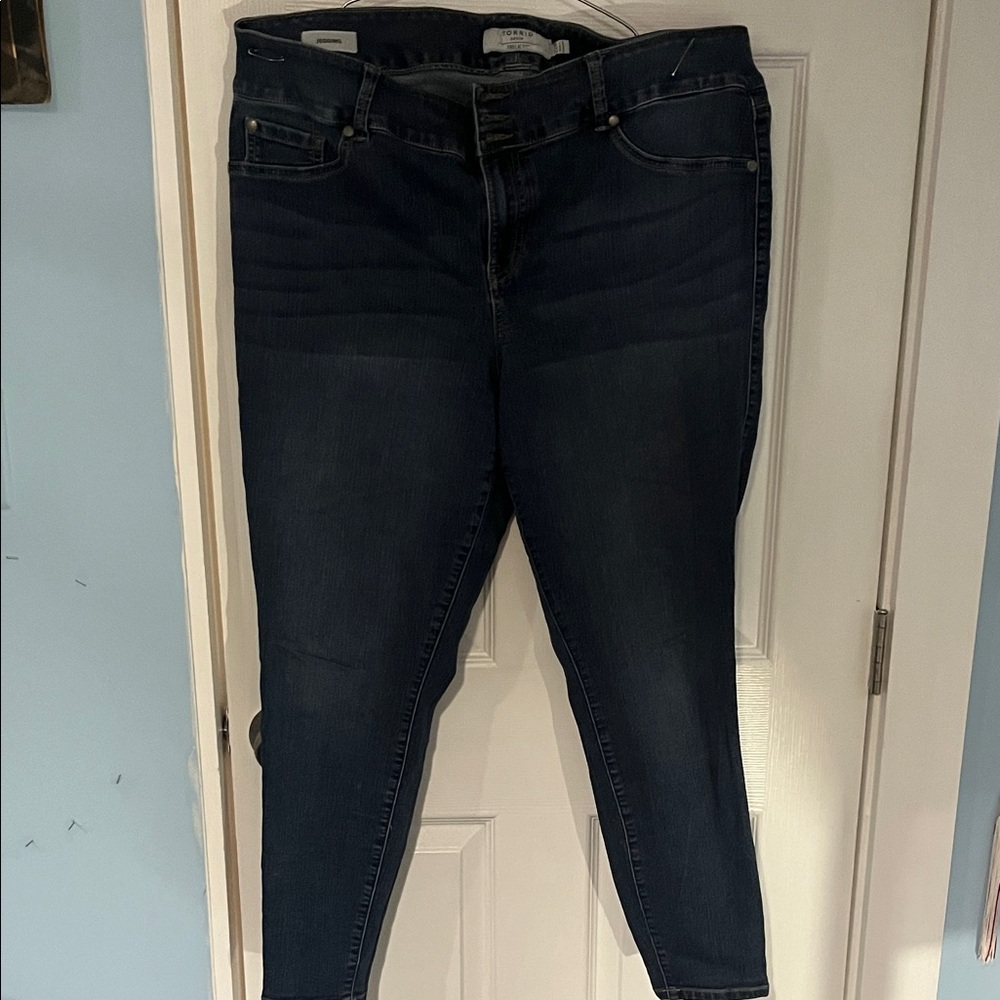 Torrid Dark Indigo Skinny Jeans